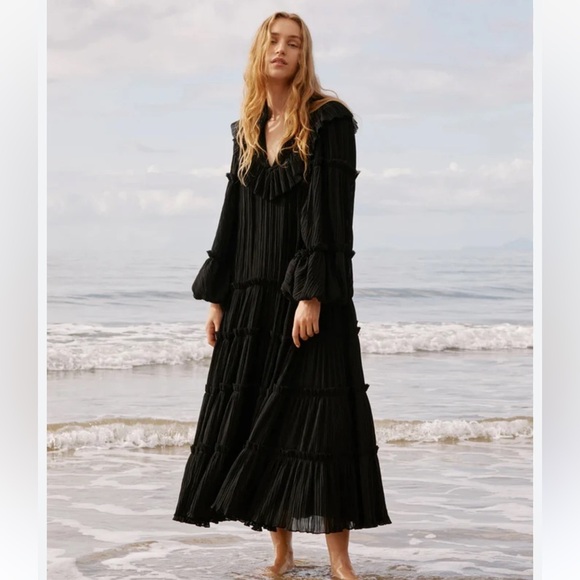 Aje Dresses & Skirts - Aje Robyn Tiered Midi Dress